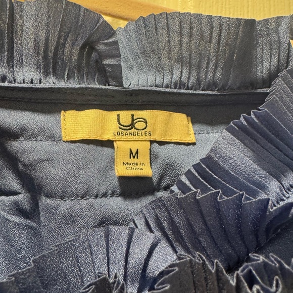 Elegant Blue One-Shoulder women’s Dress - Picture 2 of 2